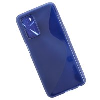 Newface Oppo A16 Kılıf S Silikon - Mavi