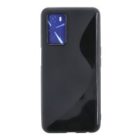 Newface Oppo A16 Kılıf S Silikon - Siyah
