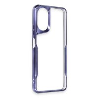 Newface Oppo A38 Kılıf Boyi Silikon Kapak - Lacivert