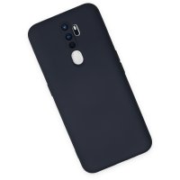 Newface Oppo A5 2020 Kılıf Nano içi Kadife Silikon - Lacivert