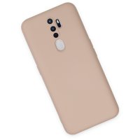 Newface Oppo A5 2020 Kılıf Nano içi Kadife  Silikon - Pudra