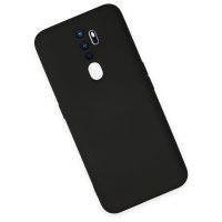 Newface Oppo A5 2020 Kılıf Nano içi Kadife Silikon - Siyah