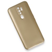 Newface Oppo A5 2020 Kılıf First Silikon - Gold