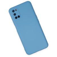 Newface Oppo A52 Kılıf Nano içi Kadife Silikon - Mavi