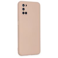 Newface Oppo A52 Kılıf Nano içi Kadife Silikon - Pudra