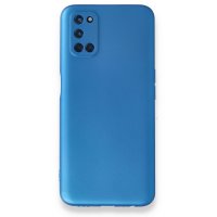 Newface Oppo A52 Kılıf Premium Rubber Silikon - Mavi