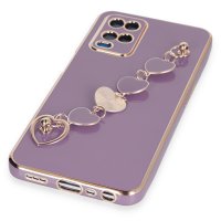 Newface Oppo A54 4G Kılıf Esila Silikon - Mor
