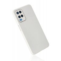 Newface Oppo A54 4G Kılıf Glass Kapak - Beyaz