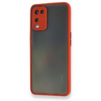 Newface Oppo A54 4G Kılıf Montreal Silikon Kapak - Kırmızı