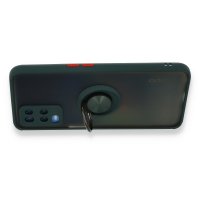 Newface Oppo A54 4G Kılıf Montreal Yüzüklü Silikon Kapak - Yeşil
