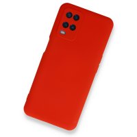 Newface Oppo A54 4G Kılıf Nano içi Kadife Silikon - Kırmızı