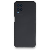 Newface Oppo A54 4G Kılıf Nano içi Kadife  Silikon - Koyu Gri