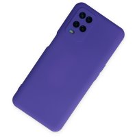 Newface Oppo A54 4G Kılıf Nano içi Kadife Silikon - Mor
