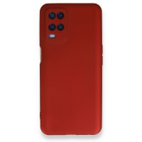 Newface Oppo A54 4G Kılıf First Silikon - Kırmızı