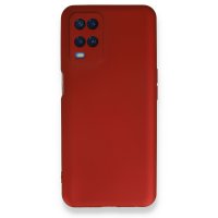 Newface Oppo A54 4G Kılıf First Silikon - Kırmızı
