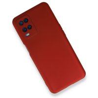 Newface Oppo A54 4G Kılıf First Silikon - Kırmızı