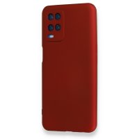 Newface Oppo A54 4G Kılıf First Silikon - Kırmızı