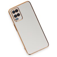 Newface Oppo A54 4G Kılıf Volet Silikon - Beyaz