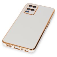 Newface Oppo A54 4G Kılıf Volet Silikon - Beyaz