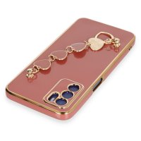 Newface Oppo A55 Kılıf Esila Silikon - Kırmızı