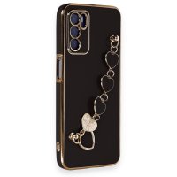 Newface Oppo A55 Kılıf Esila Silikon - Siyah
