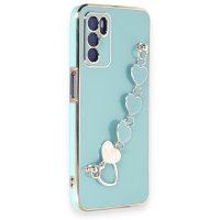 Newface Oppo A55 Kılıf Esila Silikon - Su Yeşili