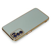 Newface Oppo A55 Kılıf Volet Silikon - Açık Yeşil