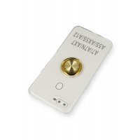 Newface Oppo A5S Kılıf Gros Yüzüklü Silikon - Gold