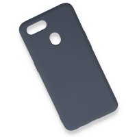 Newface Oppo A5S Kılıf Nano içi Kadife Silikon - Gri