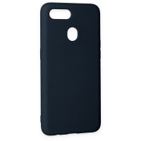 Newface Oppo A5S Kılıf Nano içi Kadife Silikon - Lacivert