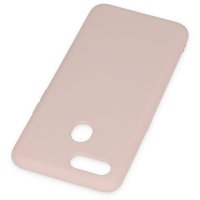 Newface Oppo A5S Kılıf Nano içi Kadife Silikon - Pudra