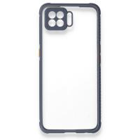 Newface Oppo A73 Kılıf Miami Şeffaf Silikon - Gri