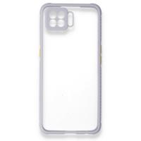 Newface Oppo A73 Kılıf Miami Şeffaf Silikon - Lila