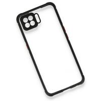 Newface Oppo A73 Kılıf Miami Şeffaf Silikon - Siyah