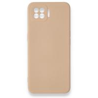 Newface Oppo A73 Kılıf Nano içi Kadife Silikon - Bej