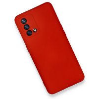 Newface Oppo A74 4G Kılıf Nano içi Kadife  Silikon - Kırmızı
