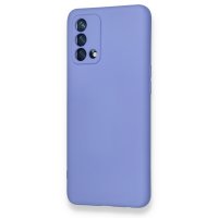 Newface Oppo A74 4G Kılıf Nano içi Kadife Silikon - Lila