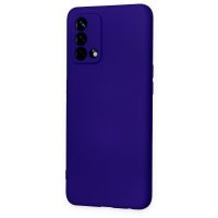 Newface Oppo A74 4G Kılıf Nano içi Kadife  Silikon - Mor