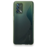 Newface Oppo A74 4G Kılıf S Silikon - Yeşil