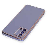 Newface Oppo A74 4G Kılıf Volet Silikon - Mavi