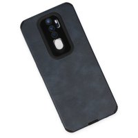 Newface Oppo A9 2020 Kılıf Loop Deri Silikon - Lacivert