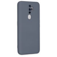 Newface Oppo A9 2020 Kılıf Nano içi Kadife Silikon - Gri