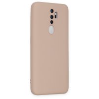 Newface Oppo A9 2020 Kılıf Nano içi Kadife  Silikon - Pudra