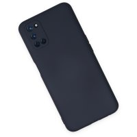 Newface Oppo A92 Kılıf Nano içi Kadife Silikon - Lacivert