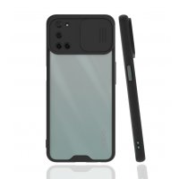 Newface Oppo A92 Kılıf Platin Kamera Koruma Silikon - Siyah