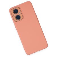Newface Oppo Reno 7 Lİte Kılıf Lansman Glass Kapak - Pembe