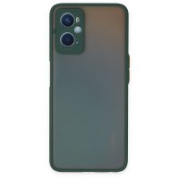 Newface Oppo A96 Kılıf Montreal Silikon Kapak - Yeşil