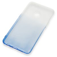Newface Oppo AX7 Kılıf Lüx Çift Renkli Silikon - Mavi