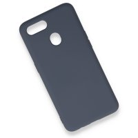Newface Oppo AX7 Kılıf Nano içi Kadife  Silikon - Gri