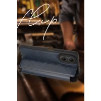 Newface Oppo Reno 11F Kılıf Flip Cover - Taba